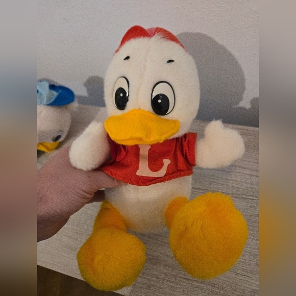 Vintage Disney Duck Tales Dewey Louie Plush Stuffed Animal Collectible Toys TOMY - Picture 9 of 11